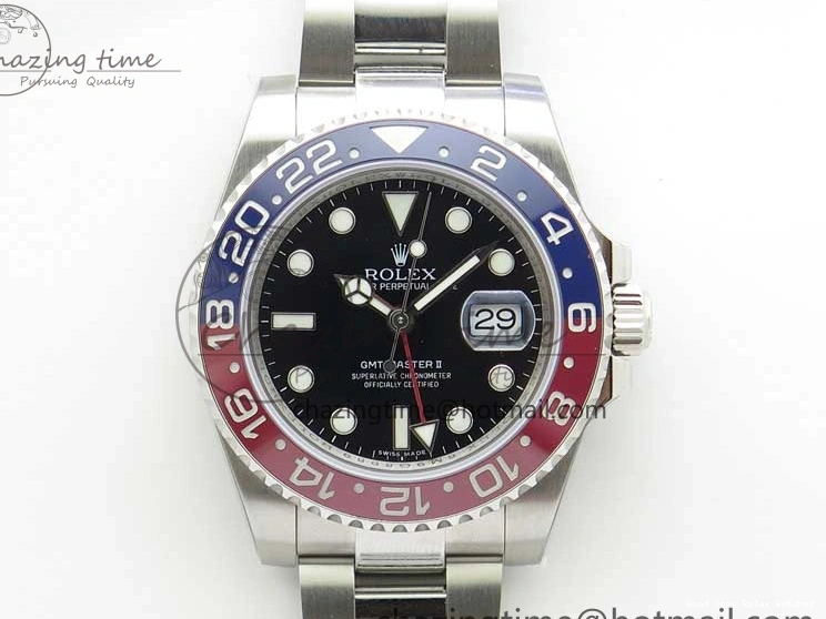 AAA Replica Watches Ceramic GMT-Master II Youthful Best Red 1:1 BLRO MAX Blue 116719 Version VRF 2795 CHS Steel SA3186 Edition 904L 1231